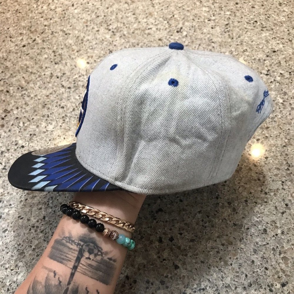 Golden State Warriors Snapback Embroidered Bill Mitchell & Ness NBA Final Hat - Picture 5 of 8